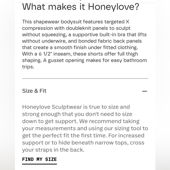 Honeylove “Runway” Mid Thigh Bodysuit NWT 1X - Picture 5 of 8